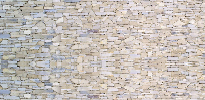 c - 20. Muro patagónico beige Colocación de plancha